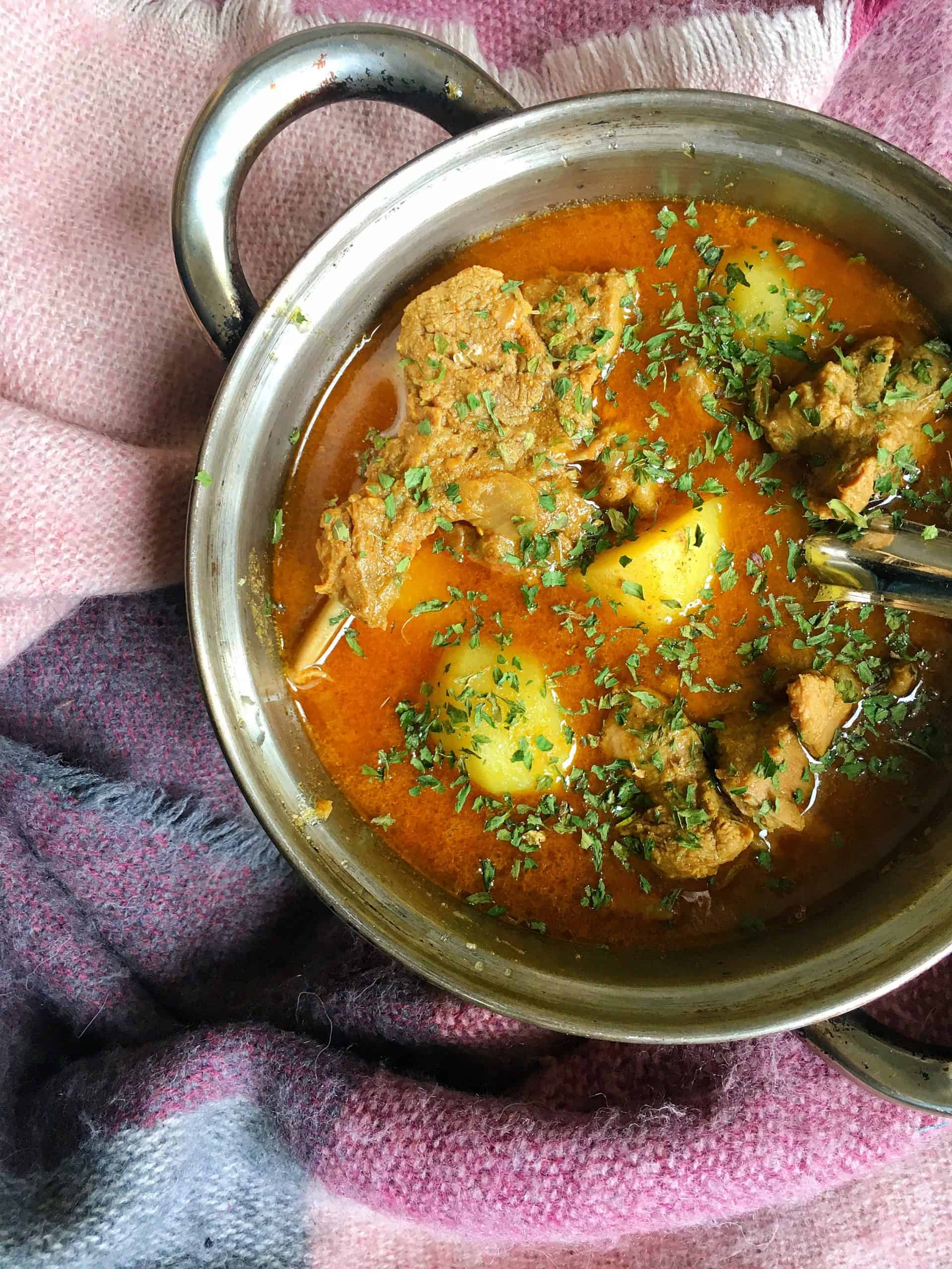 Aloo Gosht Shorba - Pakistani Lamb and Potato Curry