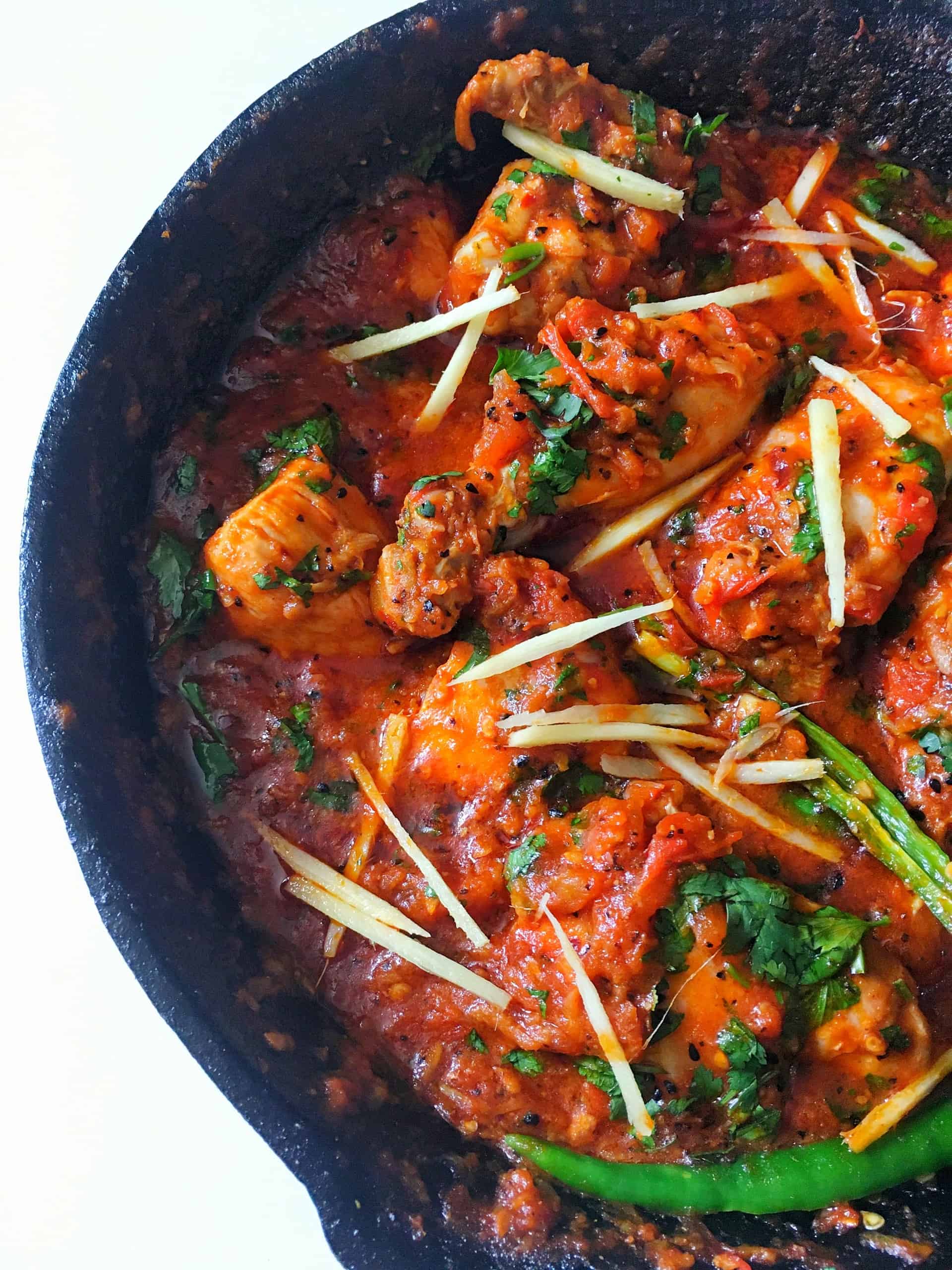 Chicken Karahi Recipe + Step by Step Pictures + Tips